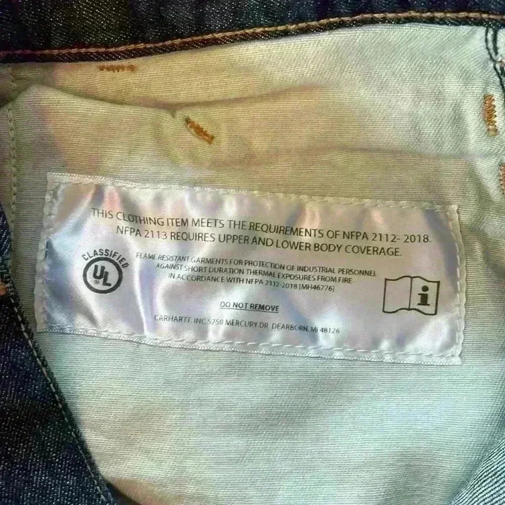 Carhartt Flame Resistant Rugged Flex Jean Original Fit Women’s Size 6 Tall NWT - Picture 12 of 12